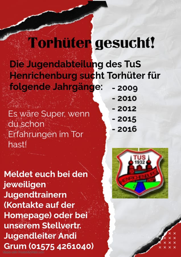 Torhüter gesucht