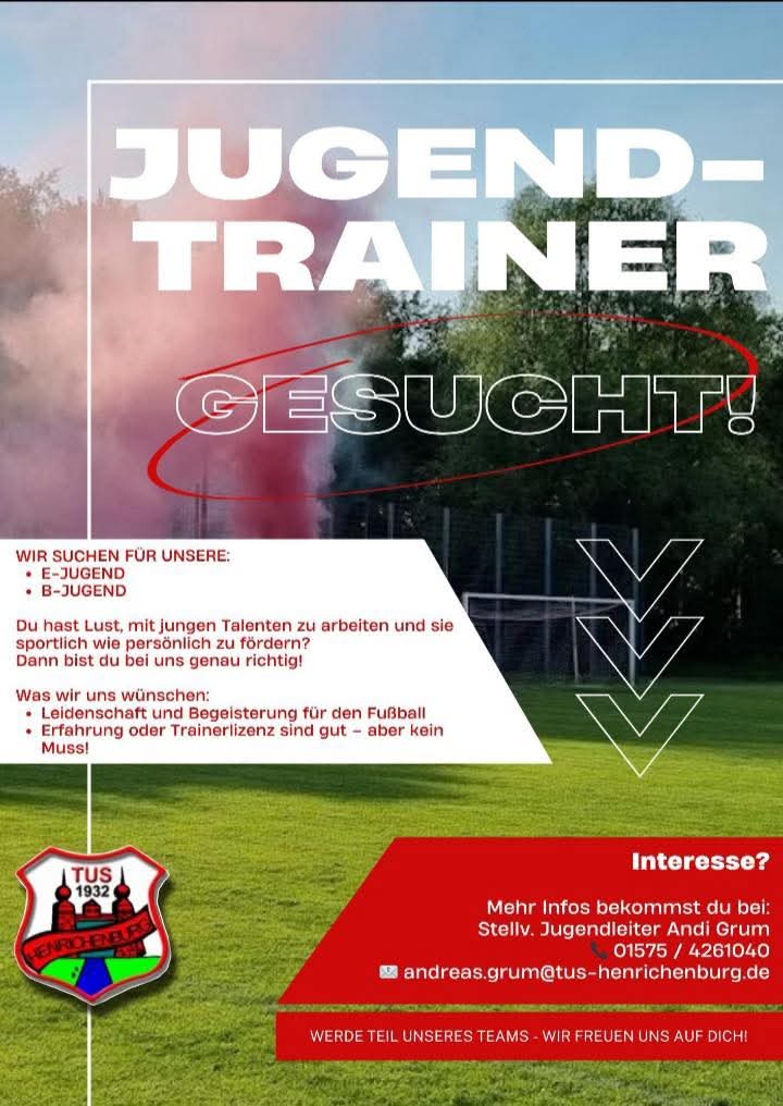 Jugend-Trainer gesucht